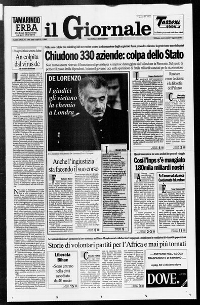 Il giornale : quotidiano del mattino